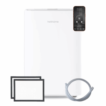 Helthome Smart Air 20/25L inclusief 2 HEPA-filters en afvoerslang