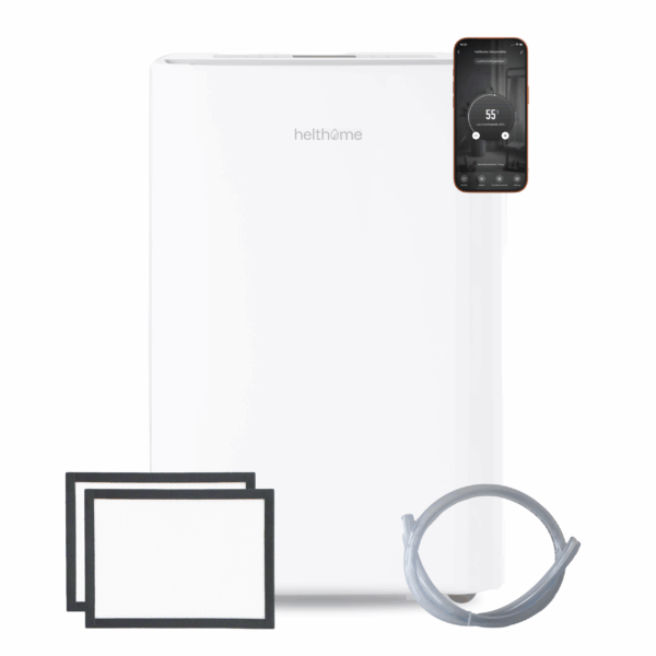 Helthome Smart Air 20/25L inclusief 2 HEPA-filters en afvoerslang