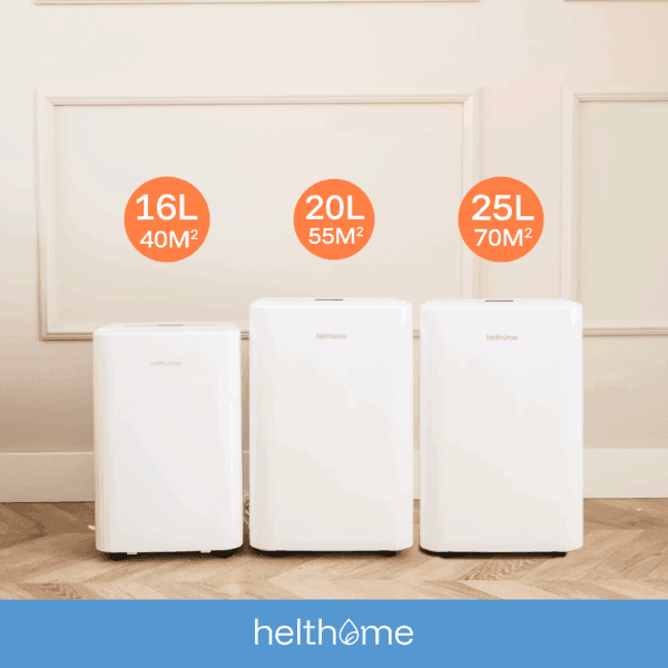 Helthome Smart Air Luchtontvochtiger 16L-20L-25L