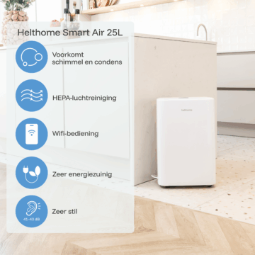 Alternative view of Helthome Smart Air 25L Luchtontvochtiger