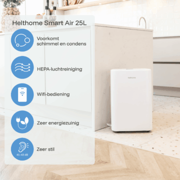 Alternative view of Helthome Smart Air 25L Luchtontvochtiger