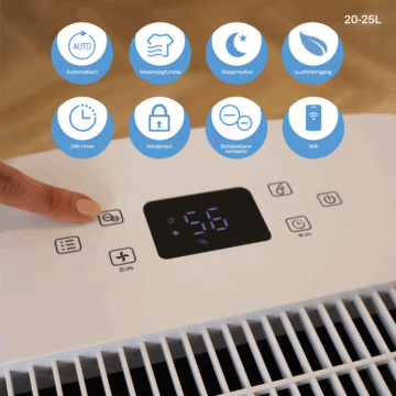 Helthome Smart Air 20-25L bediening