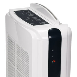 Wood's WDD80 adsorptie luchtontvochtiger zijaanzicht