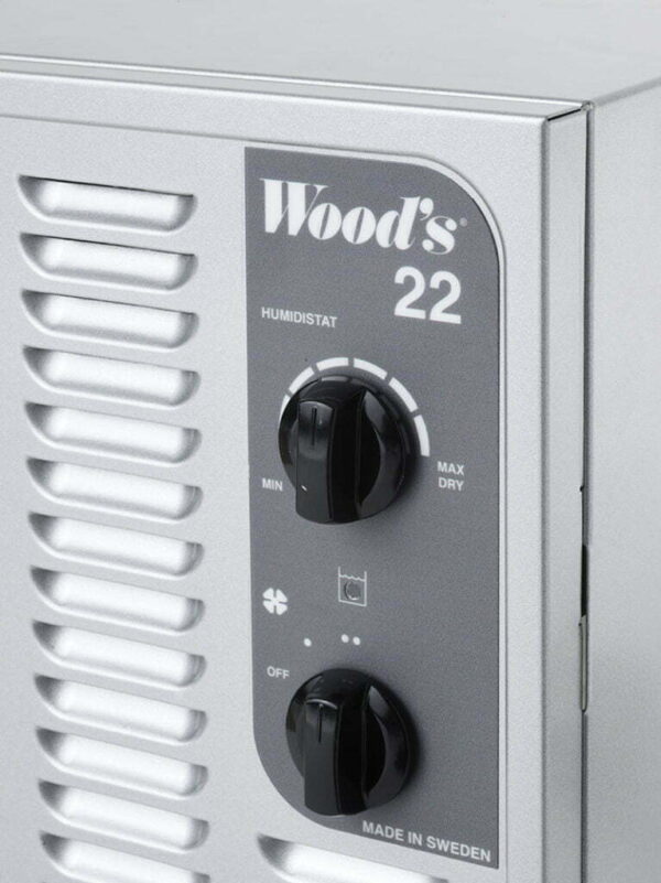 Wood's SW22 Luchtontvochtiger bedieningspaneel