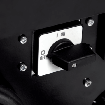 Dantherm Porty Dry 400 aan- uitknop