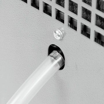 Dantherm Porty Dry 400 afvoerslang close up