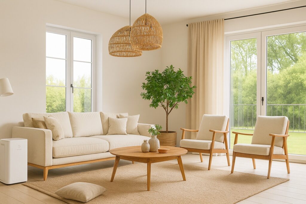 Luchtontvochtiger met luchtreinigingsfunctie