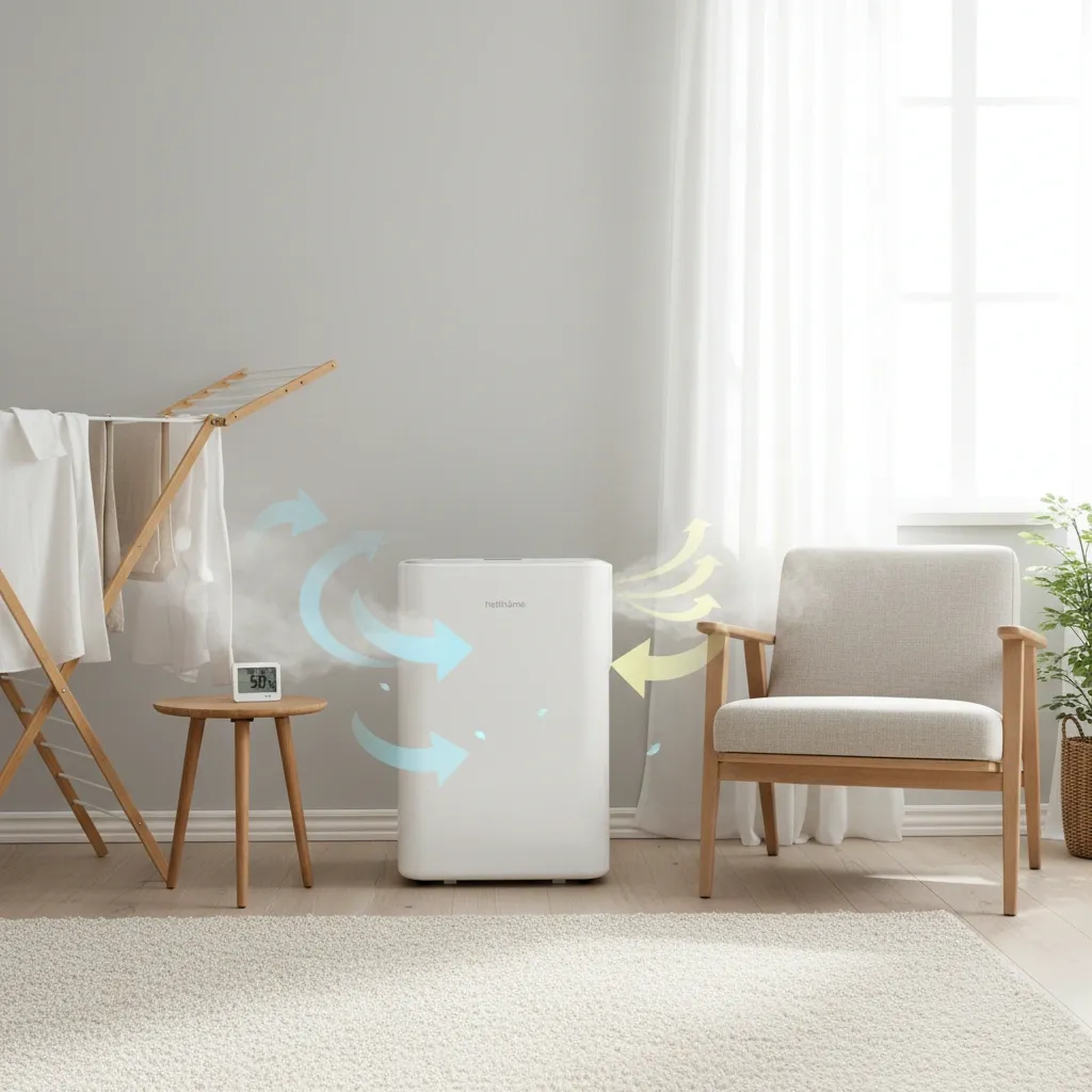 Juiste plaatsing van een luchtontvochtiger in huis