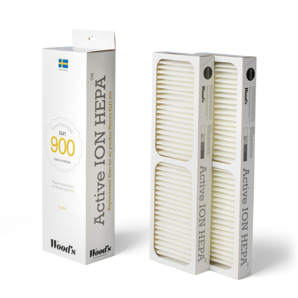 Wood's GRAN 900 Active Ion HEPA filterset