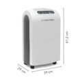 Trotec TTK 100 E afmetingen 39 x 29 x 61,2 cm